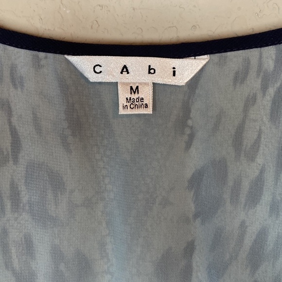 CAbi Mixed Print Tunic Style Sleeveless Blouse 253 Size Medium - Picture 9 of 13